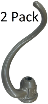 2 Pk, Stand Mixer Spiral Coated Dough Hook for KitchenAid, AP5801830, W10909092