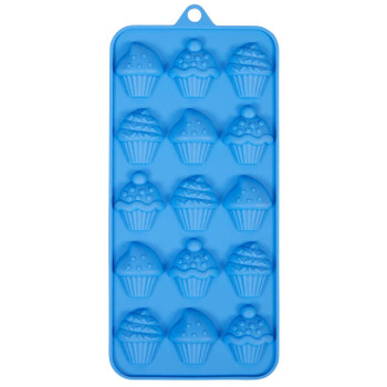 Wilton Silicone Cupcake, 15 Cavity Candy Mold, 2115-0-0113