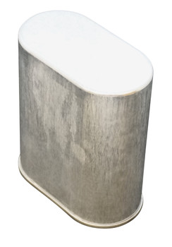 Dual Run Capacitor, Oval, 55 + 10 Mfd., 440 Volt, CD55+10X440