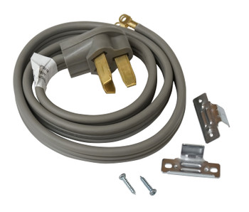 Electrical Range 4' Power Cord, 40 Amp, 3 Prong Wire, 125/250V, SRC3-40-4