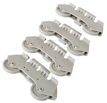 DW Lower Rack Roller 4-Pack fits Whirlpool, AP3139103, PS358588, 4317933