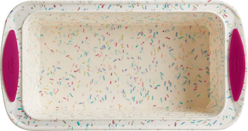 Trudeau Confetti Structure Silicone, 8-1/2" x 4-1/2", Loaf Pan, 05118555