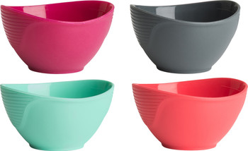 Trudeau Silicone Set of 4, 1/2-Cup (120 ml), Pinch Bowls, 09915018