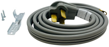 Electrical Range 6' Power Cord, 40 Amp, 3 Prong Wire, 125/250V, SRC3-40-6