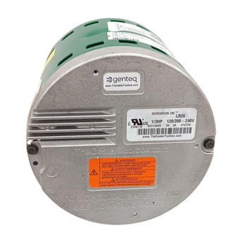 Genteq Air Conditioner Blower Motor 208-230V, 1075 RPM, 1/3 HP, 6203E