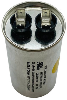 Run Capacitor, Round, 30 Mfd., 440 Volt, CR30X440R
