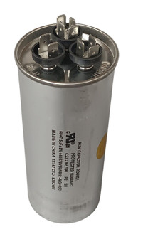 Dual Run Capacitor, Round, 60 + 7.5 Mfd., 440 Volt, CD60+7.5X440R
