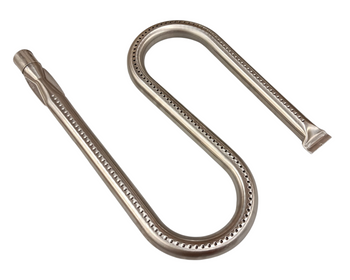 Gas Grill Left Stainless Steel "S" Shaped Pipe Burner fits Ducane, 124L1
