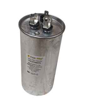 TRCFD8075 - 80mfd + 7.5mfd, 370v-440v Round Run Capacitor