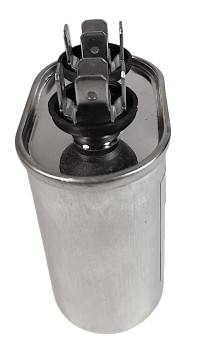 20007 - Single Run Capacitor, Oval, 7.5 Mfd., 370/440 Volt
