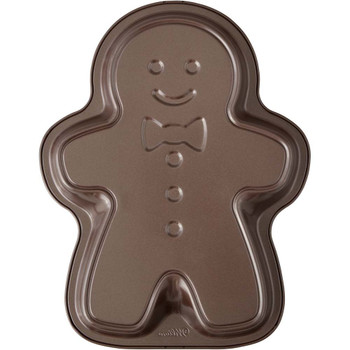 Wilton Gingerbread Boy Cookie Pan, Non Stick, 2105-4384
