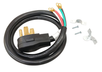 SUPCO Electrical Range 4' Power Cord, 40 Amp, 4 Prong Wire, 125/250V, SRC4-40-4