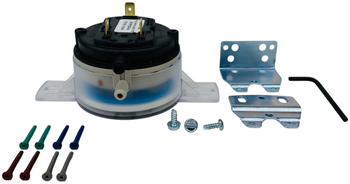 Air Pressure Sensing Switch Kit, 0.08" - 1.0" WC, -40°F to 190°F, EZS-492-09