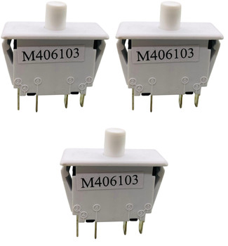Dryer Door Switch 3 Pack for Alliance laundry, Huebsch, Speed Queen, M406103
