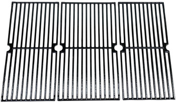Gas Grill Porcelain Cast Iron Cooking Grid, 3 pcs, for Brinkmann & Others, 67233