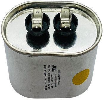 Run Capacitor, Oval, 20 Mfd., 370 Volt, CR20X370