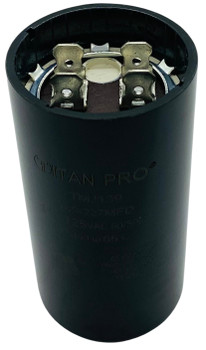 Packard Start Capacitor, Round, 189-227 Mfd., 110-125 Volt, TMJ189, 189-125