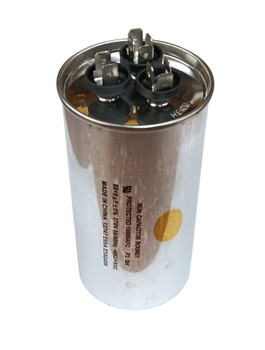 CD80+5X370R - Dual Run Capacitor, Round, 80 + 5 Mfd., 370 Volt