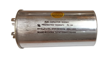 CD80+5X370R - Dual Run Capacitor, Round, 80 + 5 Mfd., 370 Volt
