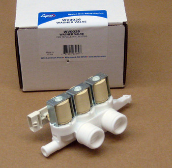 Supco WV0026, Water Valve for General Electric, Hotpoint, AP3995044, WH13X10026