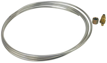 Aluminum Tubing, 5 Foot Roll, 1/8" Tubing, Includes Fittings, 11-291