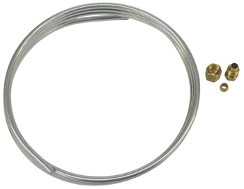 Aluminum Tubing, 5 Foot Roll, 3/16" Tubing, Includes Fittings, 11-292