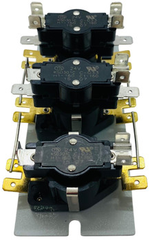 Napco Time Delay Fan Relay 1 SPST, 2 DPDT, Switch, 24 V, 24A34-14, 33848, NS107