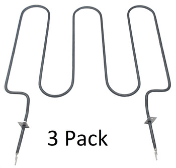 3 Pk, Broil Element for Frigidaire, Tappan, AP3776987, PS978285, 316430900