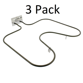 3 Pk, Bake Element for Whirlpool, Sears, Kenmore, AP4514837, W10207397