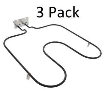 3 Pk, Bake Element for General Electic, WB44T10017, WB44X48671, AP7243579 3 Pk, Bake Element for General Electic, WB44T10017, WB44X48671, AP7243579