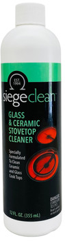 Siege Glass & Ceramic Stovetop Cleaner, 12 oz, Earth Friendly, Made in USA, 775L