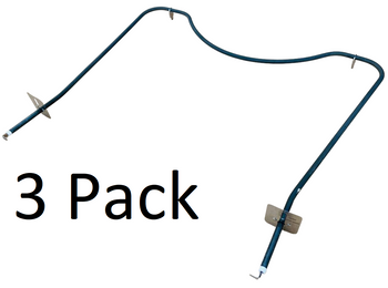 3 Pk, Oven Bake Element for Whirlpool, Sears, AP3095830, PS340507, 326793