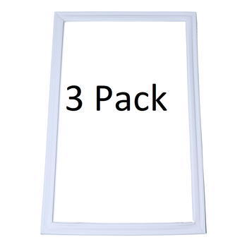 3 Pk, Freezer Door Gasket for Frigidaire, AP4310534, PS1991435, 241872503 3 Pk, Freezer Door Gasket for Frigidaire, AP4310534, PS1991435, 241872503