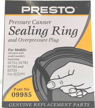 2 Pk, Presto Pressure Cooker Sealing Ring 09985