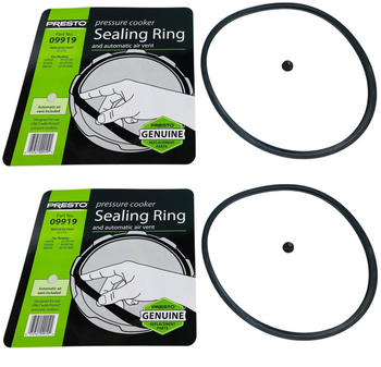 2 Pk, Presto Pressure Cooker Sealing Ring Gasket, 09919