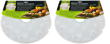 2 Pk, Presto Nonstick Mesh Screens For Dehydro Food Dehydrators, 2-Pack, 21810