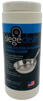 Siege Stainless Steel & Aluminum Powder Cleaner, 12 oz, Made in USA, P-11P