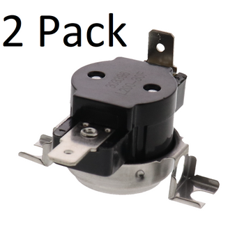 2 Pk, Dryer High Limit Thermostat L200 for Maytag, AP4036890, PS2029367, 303396