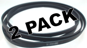 Y312959 - 2-Pack Dryer Drum Belt for Maytag