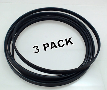3 Pk, Clothes Dryer Belt for Whirlpool, Sears, AP5178009, PS3494357, W10205415