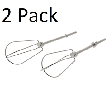 2 Pk, Hand Mixer Turbo Beaters for KitchenAid, KHM2B, AP5644233, WPW10490648