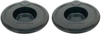 2 Pk, Glass Bowl Cover, 5 Qt, for KitchenAid , AP4568268, PS3407103, WPW10223140