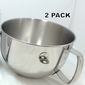 KitchenAid 6 Qt. Stainless Steel Stand Mixer Bowl KN2B6PEH - Macy's