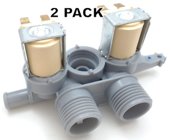 2 Pk, Washer Water Valve for General Electric, AP4412517, PS2354072, WH13X10037