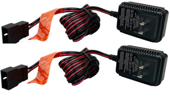 2 Pk, 6V Blue Battery Charger for Power Wheels , 00801-1483, 00801-1781