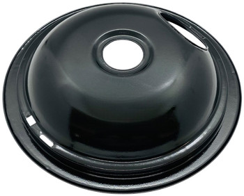 Large 8" Black Porcelain Drip Bowl for Whirlpool, AP6018808, WPW10290350