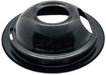 Small 6" Black Porcelain Drip Bowl for Whirlpool, 93169204B, W10290353RW