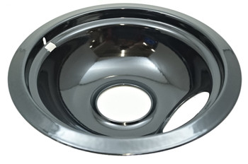 Black Porcelain Drip Bowl 4 Pk for Whirlpool, (3) 6" W10290353, (1) 8" W10290350