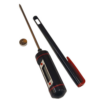 Digital Thermometer with Stainless Steel Sensorprobe, WT-1