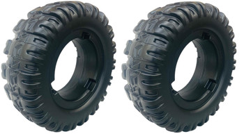 Power Wheels Jeep Hurricane, 2pk Front or Rear tires, J4394-Q803-01, J4394-2529